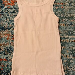 Citizens Of Humanity Cream Ribbed Top